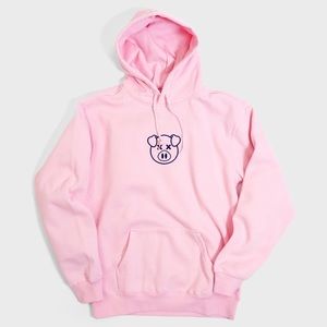Shane Dawson Embroidered Logo Hoodie Pink - XL